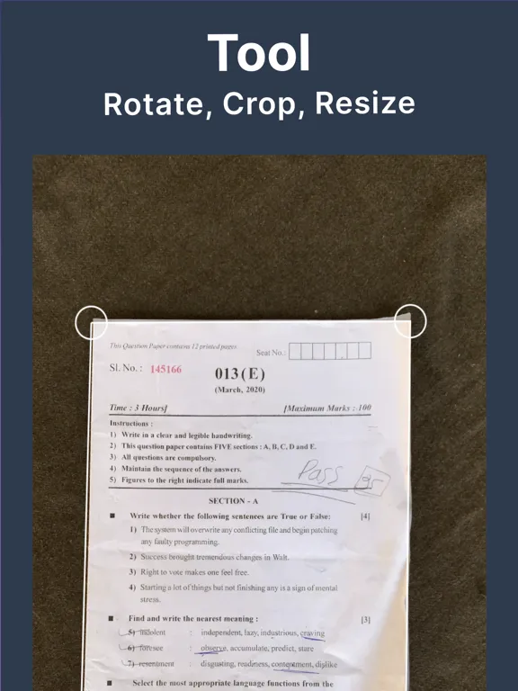Скриншоты Scanner: PDF Document Scan App iPad 
