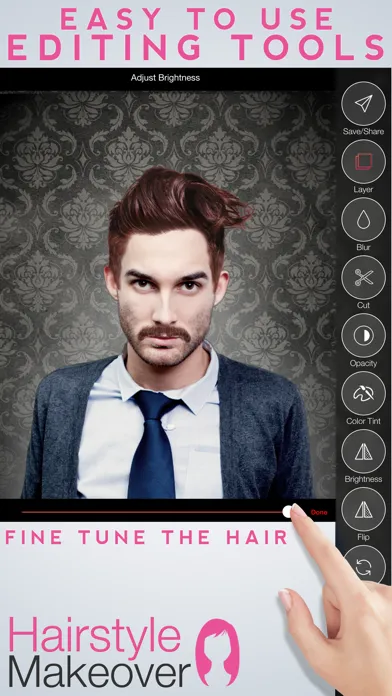 تصاویر Hairstyle Makeover Premium - Use your camera to try on a new hairstyle