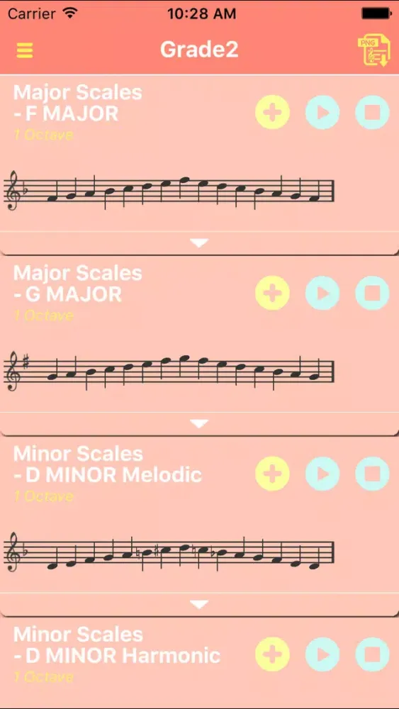 Saxophone Scales All In 1 (Grade2) 스크린샷