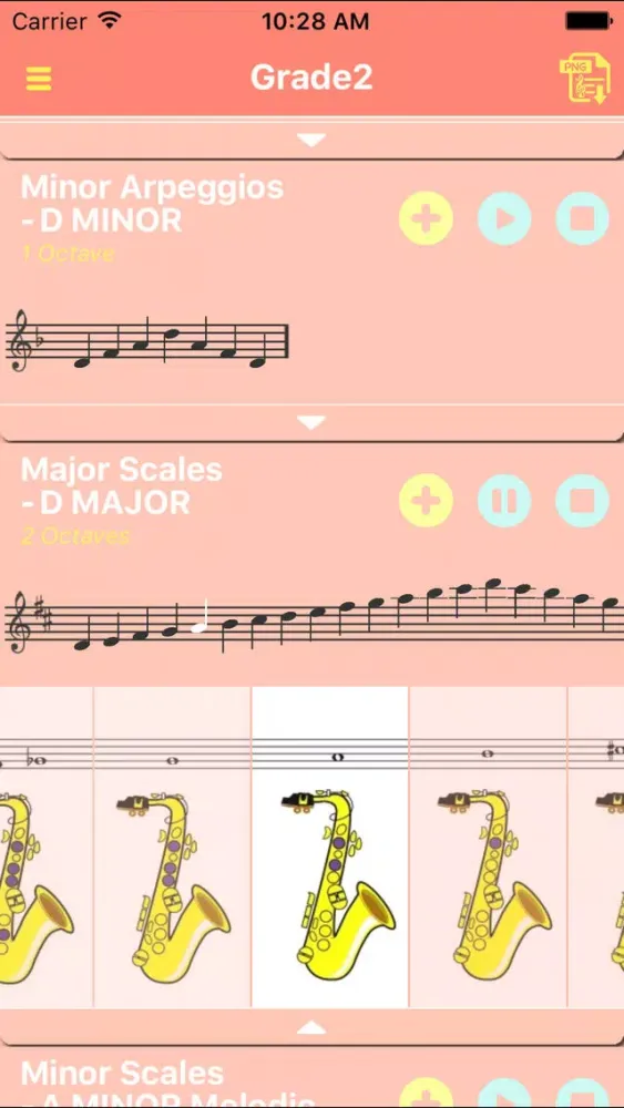 Saxophone Scales All In 1 (Grade2) 스크린샷