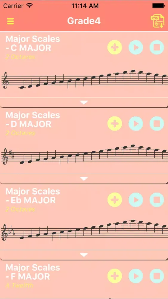 Saxophone Scales All In 1 (Grade4)应用截图