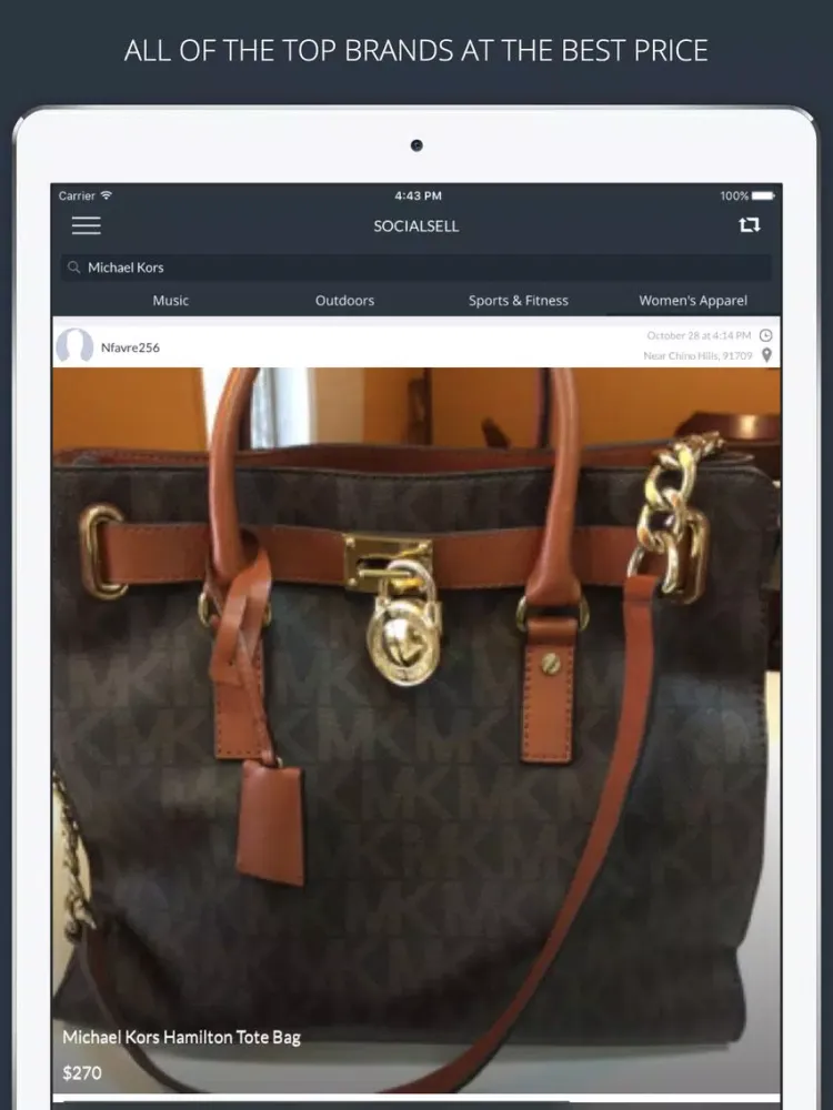 SocialSell - Buy and Sell Used and New Items Locally, Shop Deals Near You iPad 应用截图