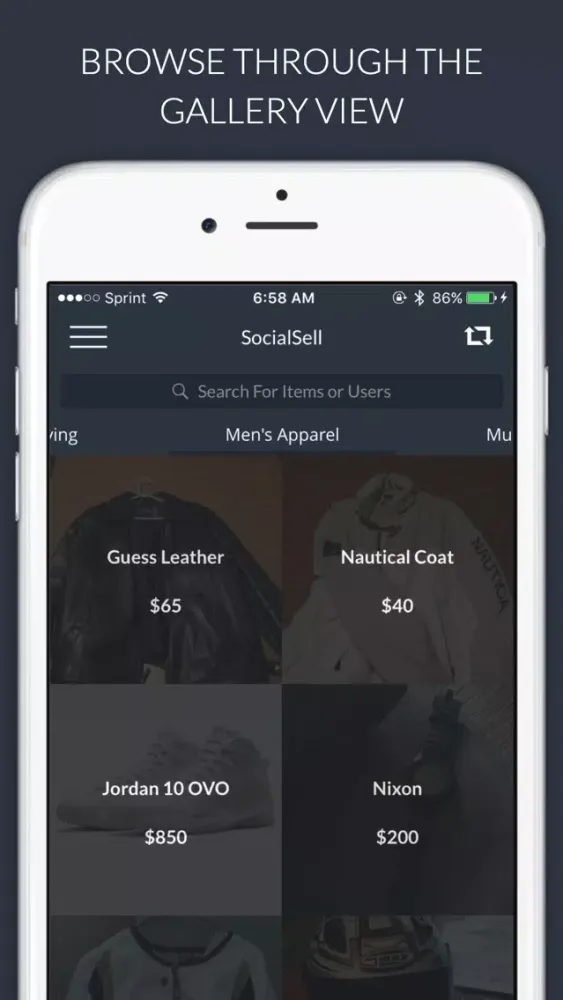 SocialSell - Buy and Sell Used and New Items Locally, Shop Deals Near You应用截图