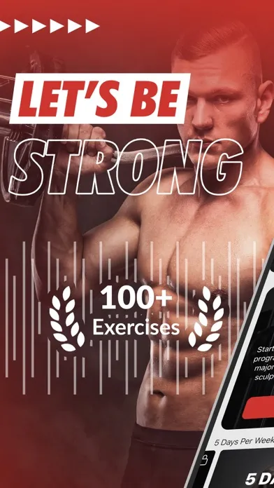 Tangkapan skrin 5x5 Workout – Strong Lift Plan