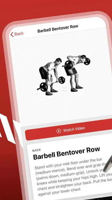Tangkapan skrin 5x5 Workout – Strong Lift Plan