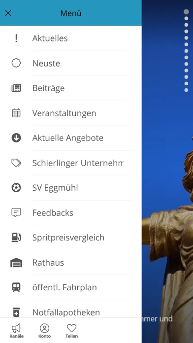 Ảnh chụp màn hình của Schierlinger App