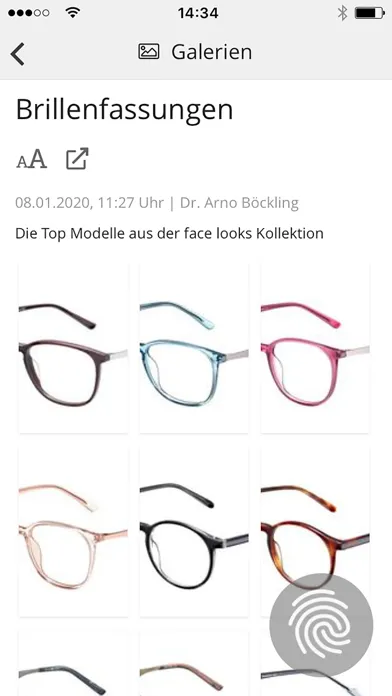face looks brillen スクリーンショット