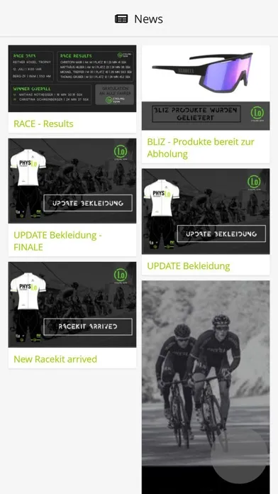 Physio 1.0 - Cycling Team स्क्रीनशॉट