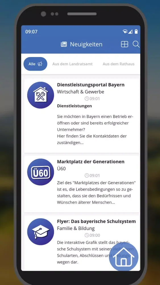 Capturas de pantalla de Hofheimer Land HeimatApp