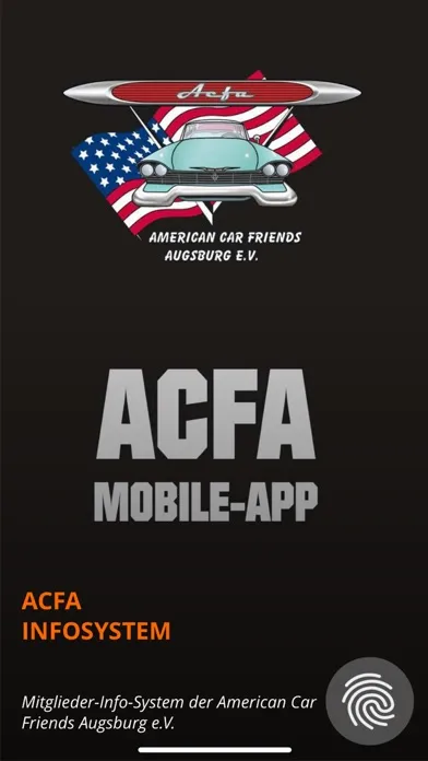 ACFA APP Screenshots