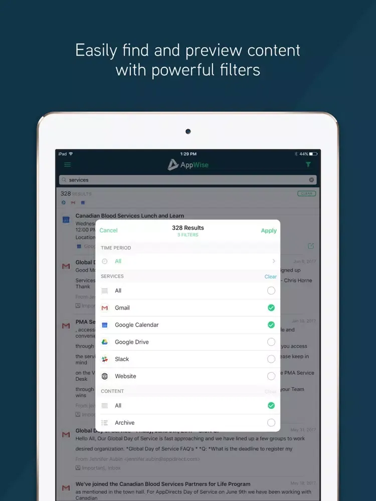 AppDirect AppWise iPad 应用截图