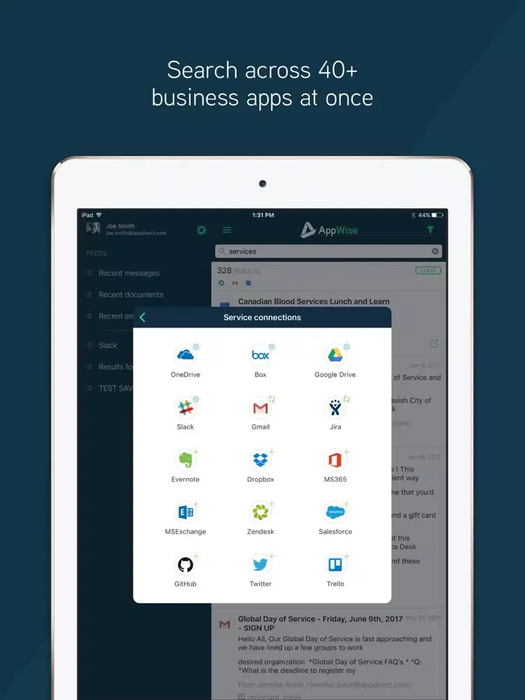AppDirect AppWise iPad 应用截图