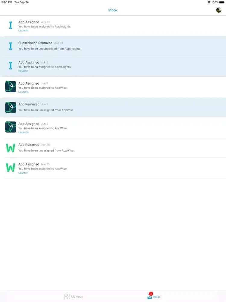 AppDirect MyApps iPad 應用截圖