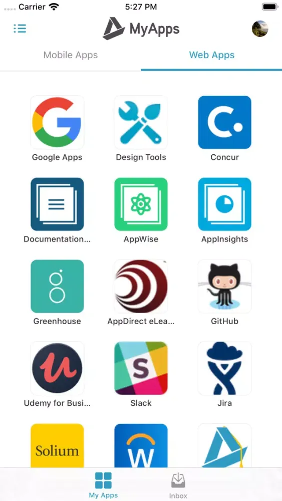 AppDirect MyApps應用截圖