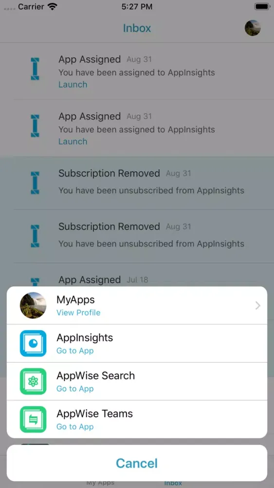 AppDirect MyApps應用截圖
