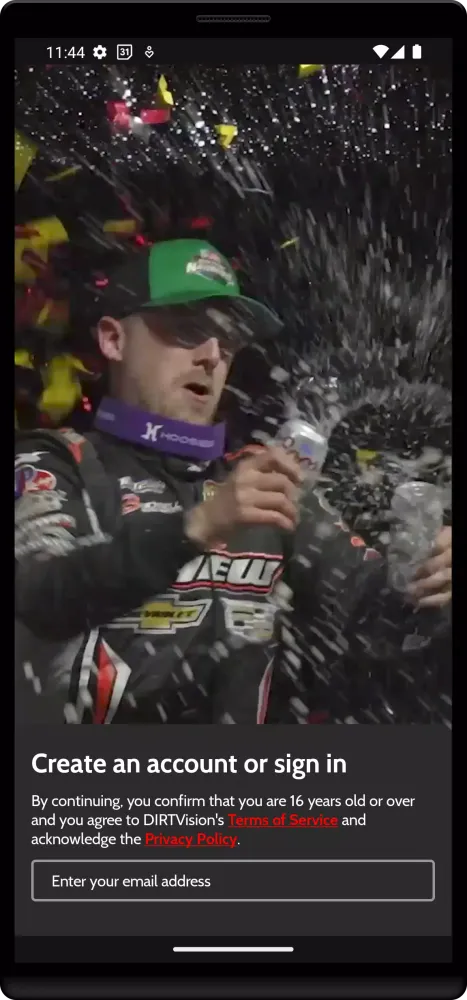 Screenshot di DIRTVision