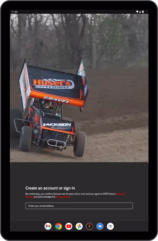 Screenshot di DIRTVision
