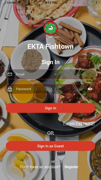 Capturas de pantalla de Ekta Indian Cuisine