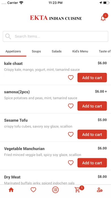Capturas de pantalla de Ekta Indian Cuisine