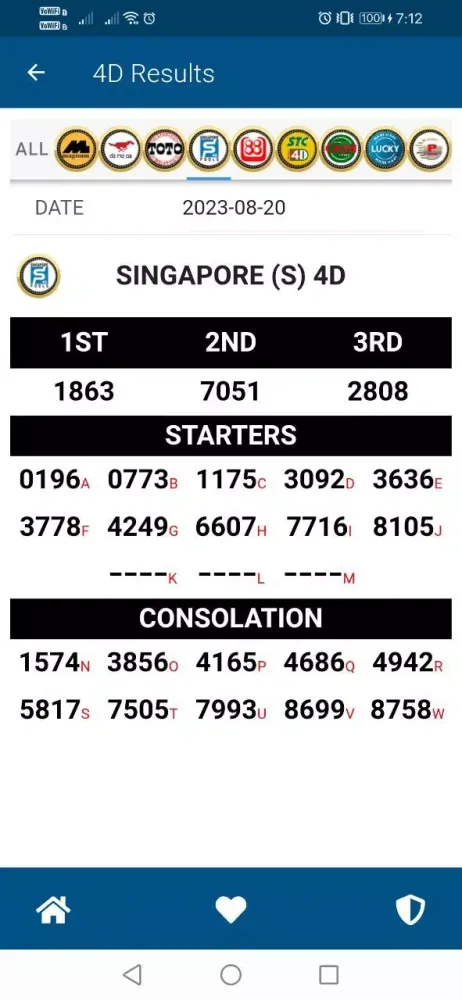 4D Generator: Singapore Pools Screenshots