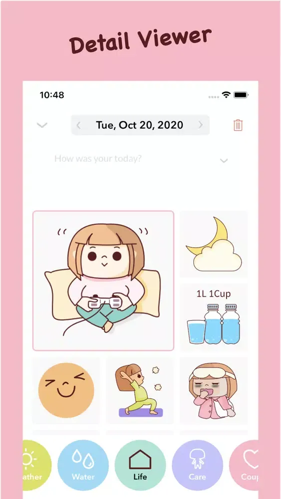 Sticker Diary Screenshots