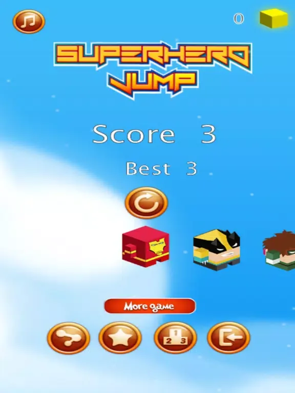 Ảnh chụp màn hình của super heroes dash iPad 