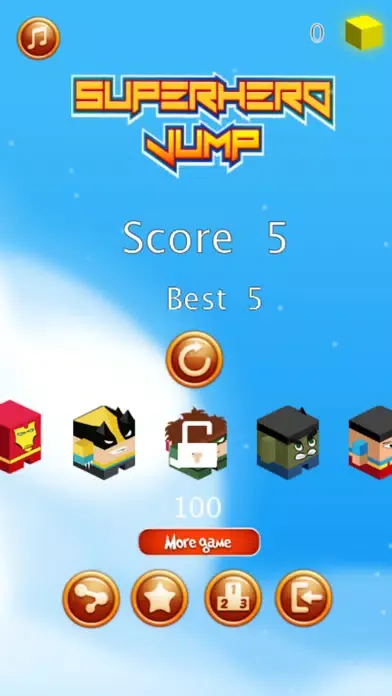 Ảnh chụp màn hình của super heroes dash