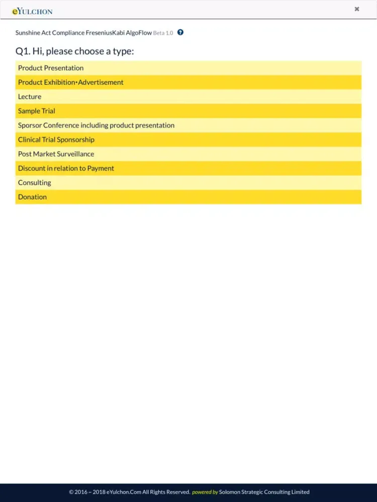 Sunshine Act Fresenius-Kabi iPad 應用截圖