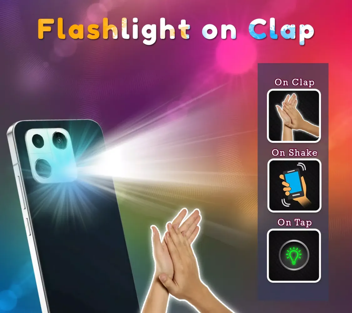 Flashlight on Clap 2025 Screenshots