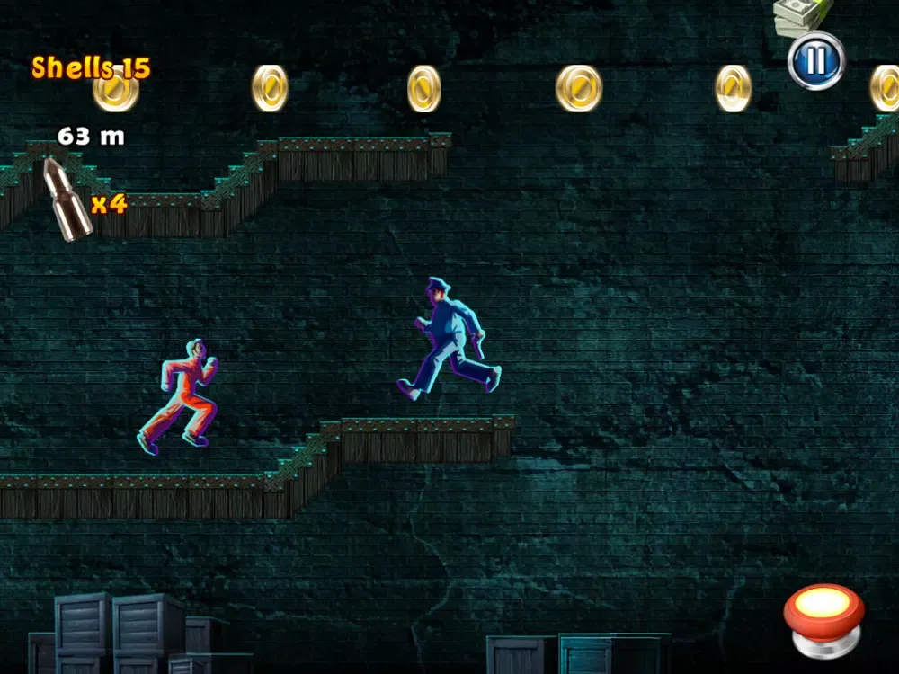 Screenshot di Alcatraz City Gangstar Runs A Jail Fortress Rush - Pro Running Game iPad 