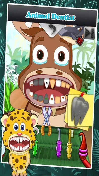 Capturas de pantalla de Animal Vet Clinic: Crazy Dentist Office for Moose, Panther - Dental Surgery Games