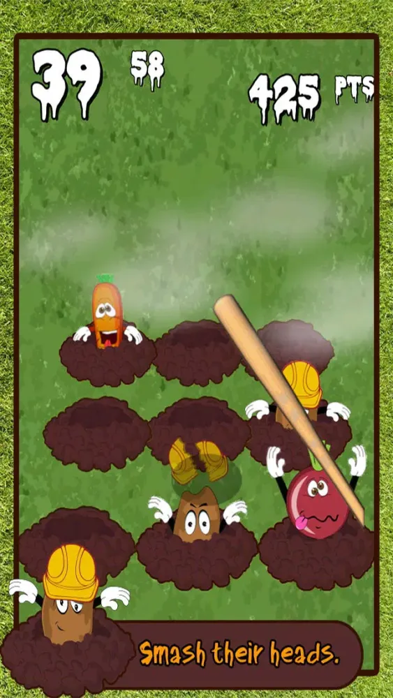 Captures d'écran de Tap Baseball Bat on Farm Vegeta - Tapped Out Farmland Heroes (Potato, Carrot, Onion) Free
