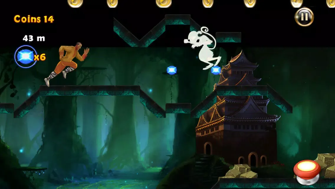 Amateur Warrior In Gravity Defying Siege - Free Martial Arts Running and Fighting Game Ekran Görüntüleri