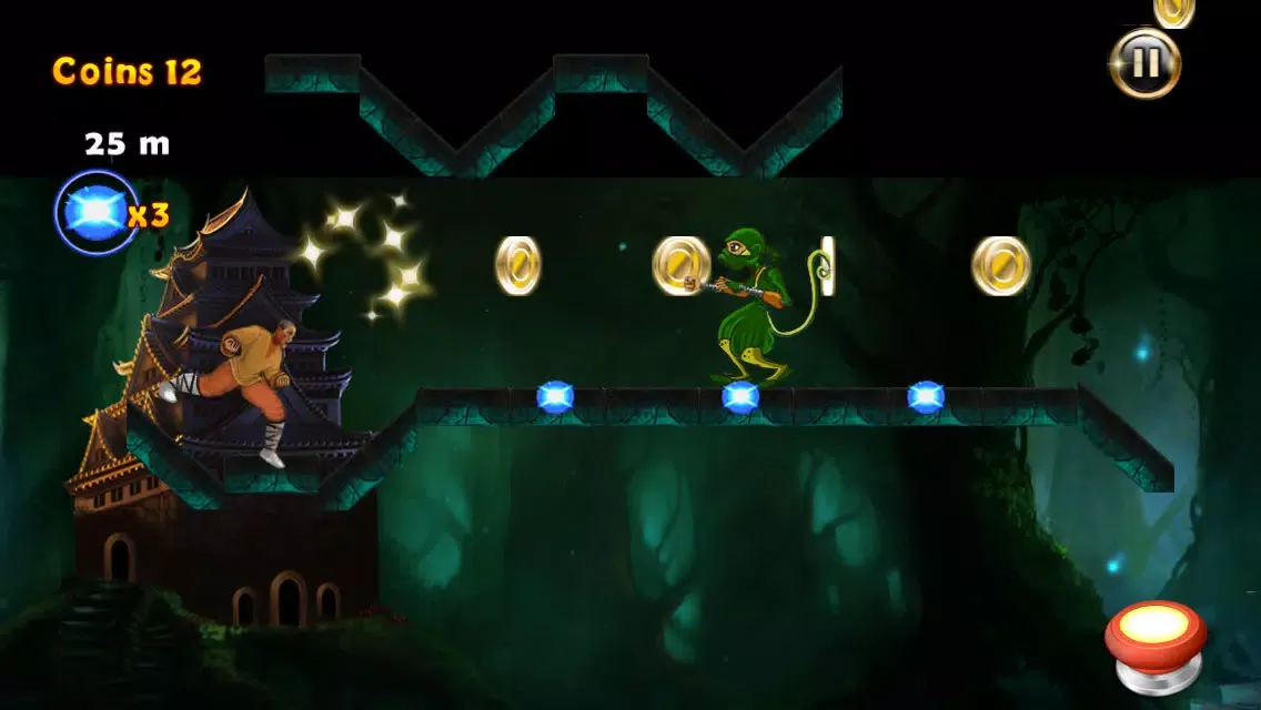 Amateur Warrior In Gravity Defying Siege - Free Martial Arts Running and Fighting Game Ekran Görüntüleri