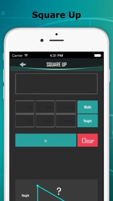 Utility Calculator for Builders - Measuring Stud, Square, Equal, Stair and Concrete 스크린샷