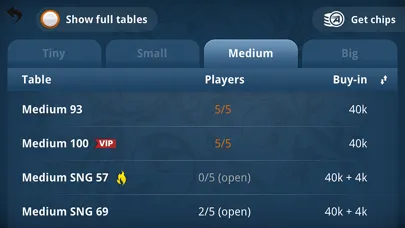 Capturas de pantalla de Appeak Poker - Texas Holdem