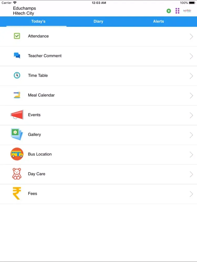 Educhamps Hitech City iPad  স্ক্রিনশট