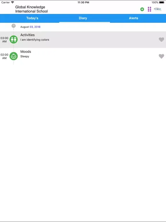 Global Knowledge Int School iPad  Screenshots