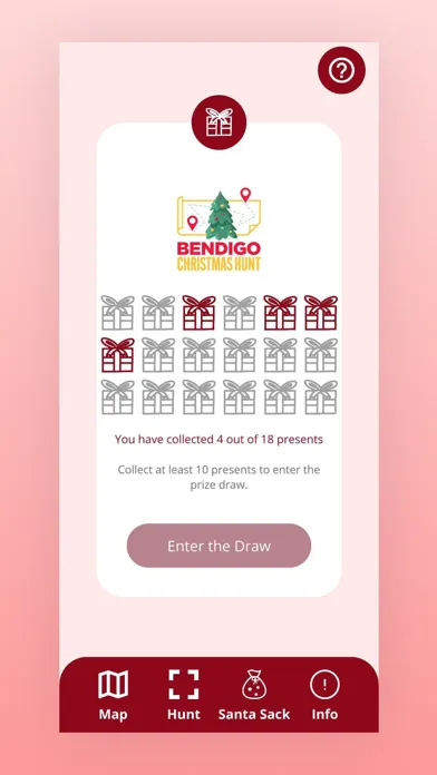 Tangkapan skrin Bendigo City Christmas Hunt
