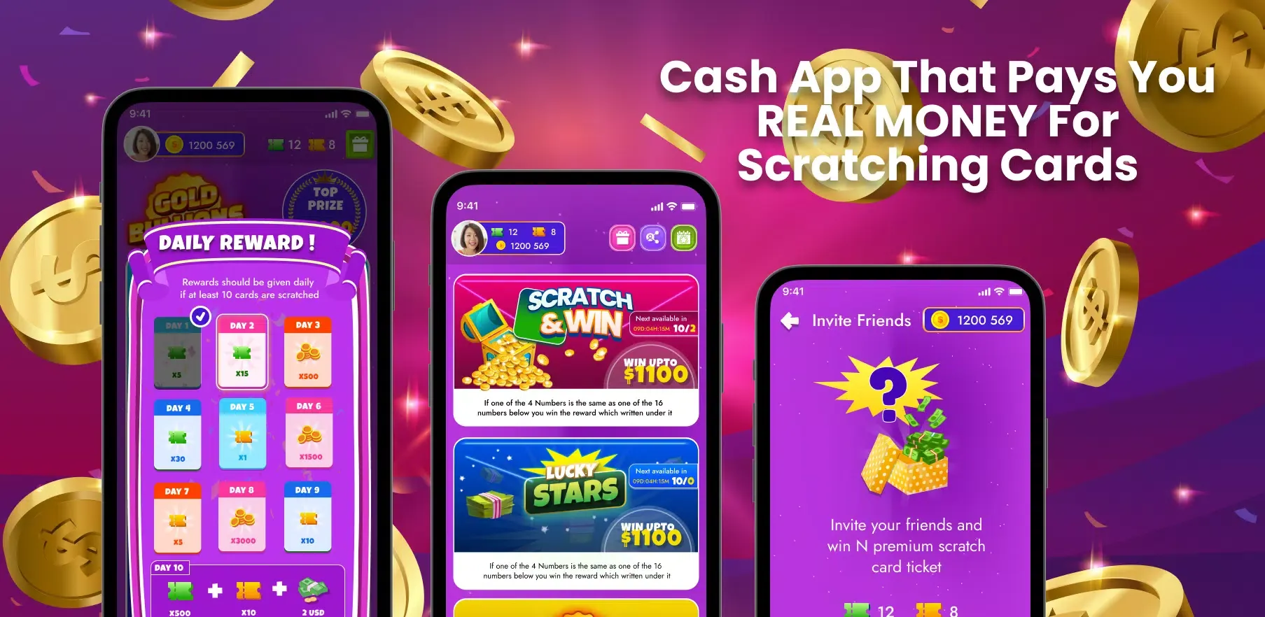 Scratch app - Money rewards!应用截图