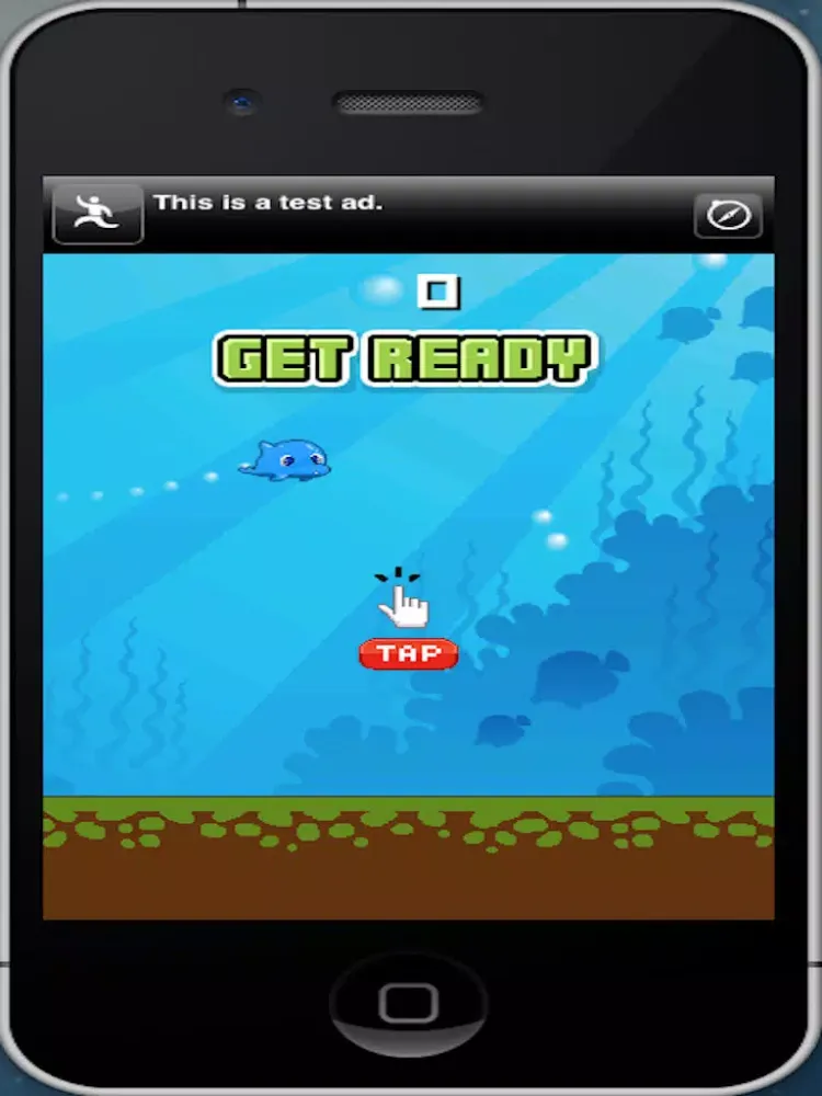 Capturas de pantalla de Tappy Dolphin iPad 