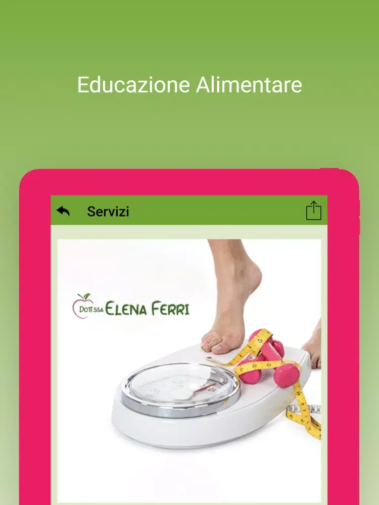 ภาพหน้าจอของ Dott.ssa Elena FERRI iPad 