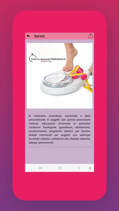Dott.ssa Adelaide FERRAIUOLO 스크린샷