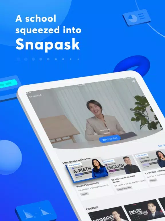 Snapask iPad 應用截圖