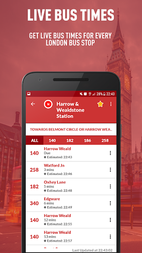 London Live Bus Times Screenshots