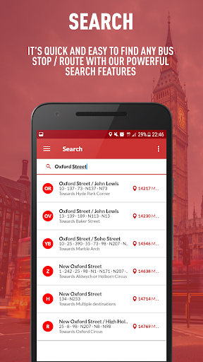 London Live Bus Times Screenshots