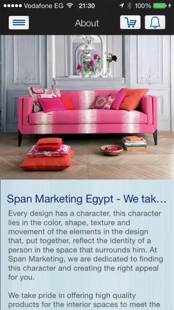 ภาพหน้าจอของ Span Marketing Egypt