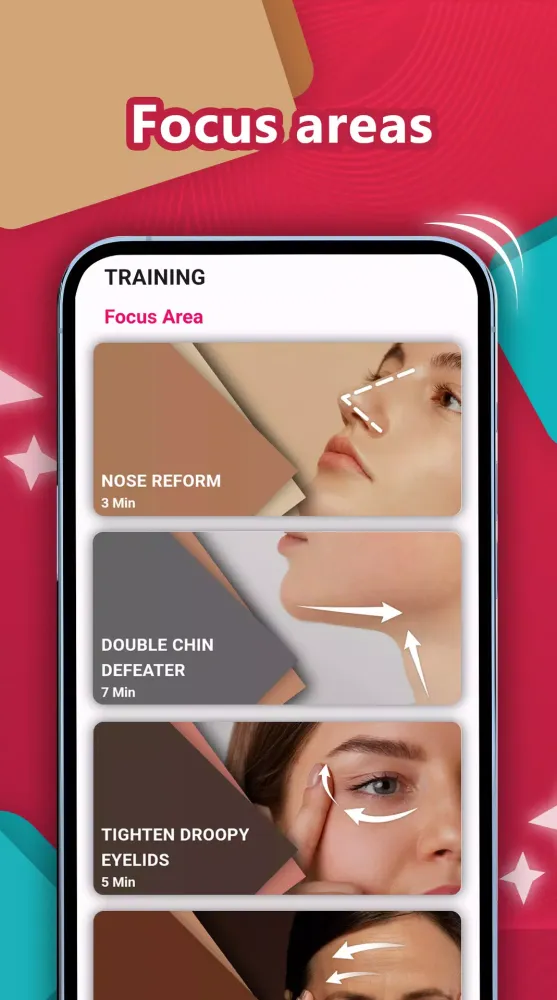 Capturas de pantalla de NS Face Yoga Exercise