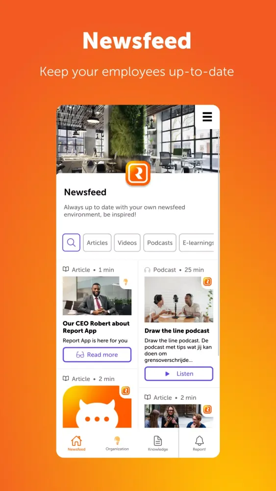 Report App Screenshots