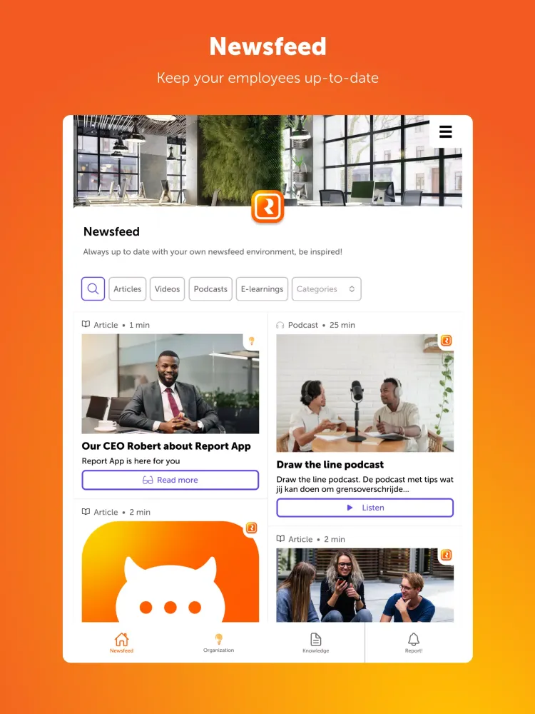 Report App Screenshots